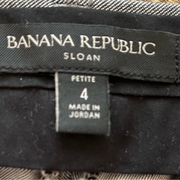 Banana Republic Women's Gray Sloan Straight Leg Pants Sz 4 EUC - Picture 2 of 7